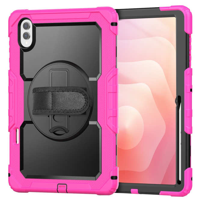 Coque Samsung Galaxy Tab S11 Ultra Antichoc avec Support Rotatif