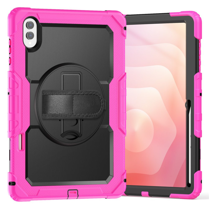 Coque Samsung Galaxy Tab S11 Ultra Antichoc avec Support Rotatif