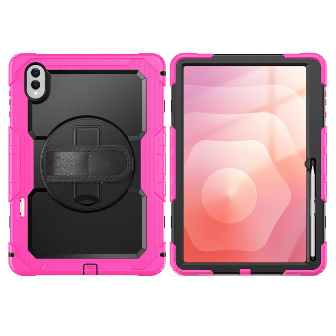 Coque Samsung Galaxy Tab S11 Ultra Antichoc avec Support Rotatif