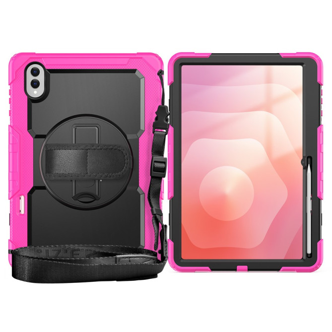 Coque Samsung Galaxy Tab S11 Ultra Antichoc avec Support Rotatif