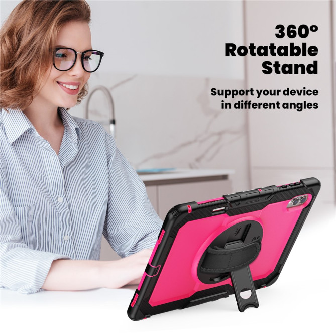 Coque Samsung Galaxy Tab S11 Ultra Antichoc avec Support Rotatif