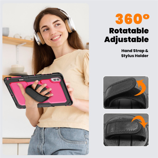 Coque Samsung Galaxy Tab S11 Ultra Antichoc avec Support Rotatif