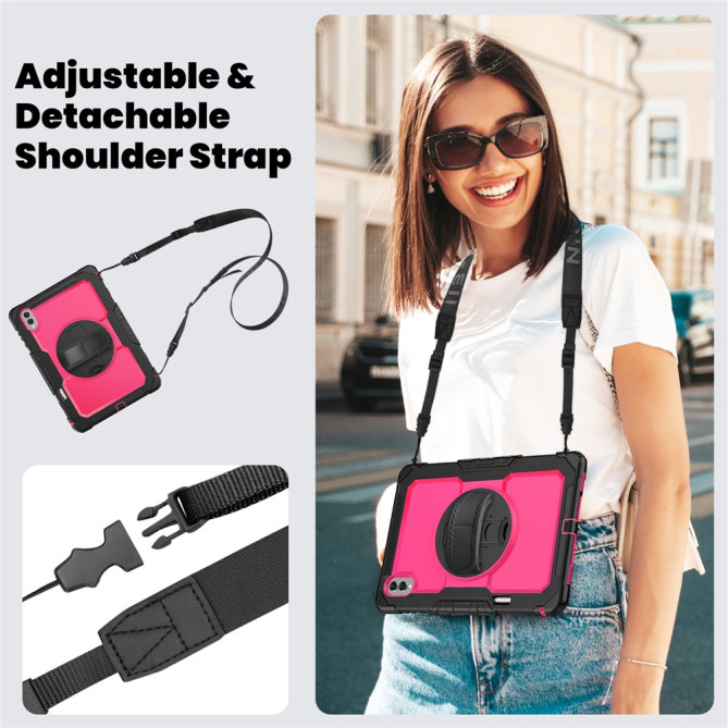 Coque Samsung Galaxy Tab S11 Ultra Antichoc avec Support Rotatif