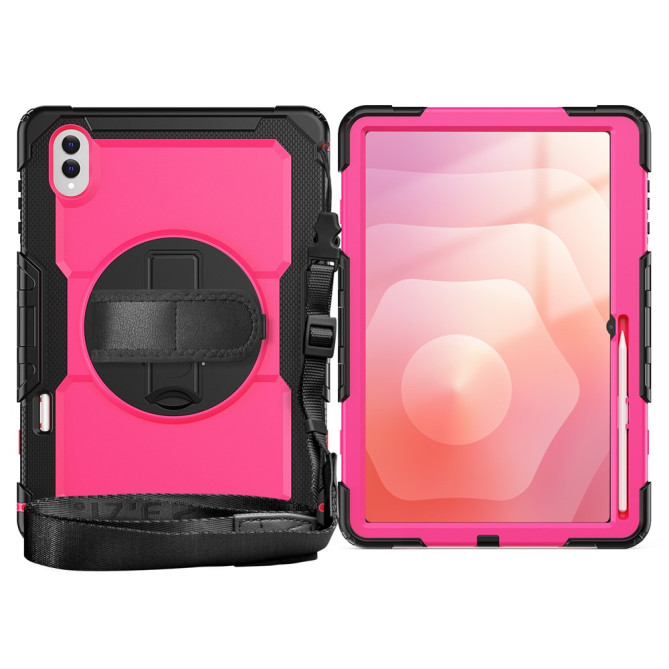 Coque Samsung Galaxy Tab S11 Ultra Antichoc avec Support Rotatif