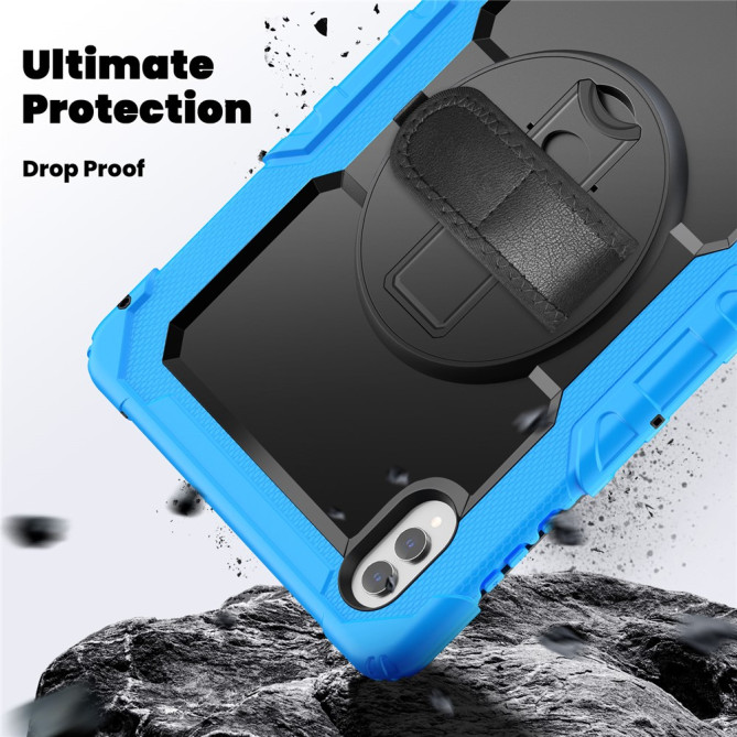 Coque Samsung Galaxy Tab S11 Ultra Antichoc avec Support Rotatif