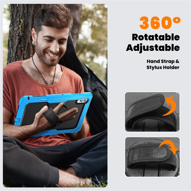 Coque Samsung Galaxy Tab S11 Ultra Antichoc avec Support Rotatif