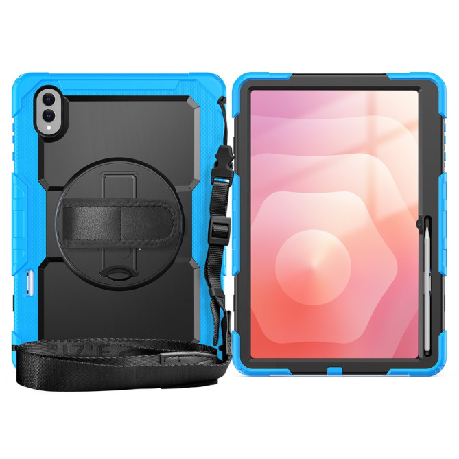 Coque Samsung Galaxy Tab S11 Ultra Antichoc avec Support Rotatif