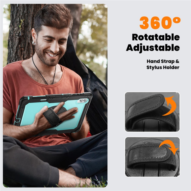 Coque Samsung Galaxy Tab S11 Ultra Antichoc avec Support Rotatif