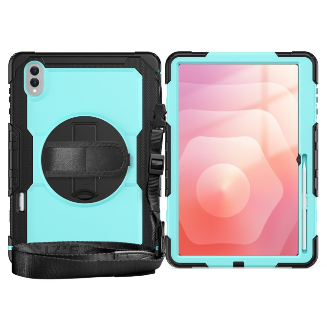 Coque Samsung Galaxy Tab S11 Ultra Antichoc avec Support Rotatif