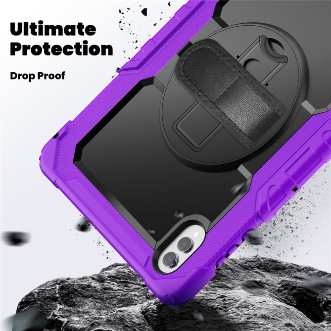 Coque Samsung Galaxy Tab S11 Ultra Antichoc avec Support Rotatif