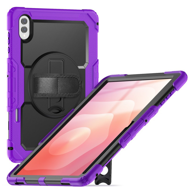 Coque Samsung Galaxy Tab S11 Ultra Antichoc avec Support Rotatif