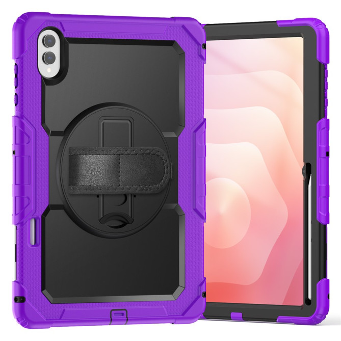 Coque Samsung Galaxy Tab S11 Ultra Antichoc avec Support Rotatif