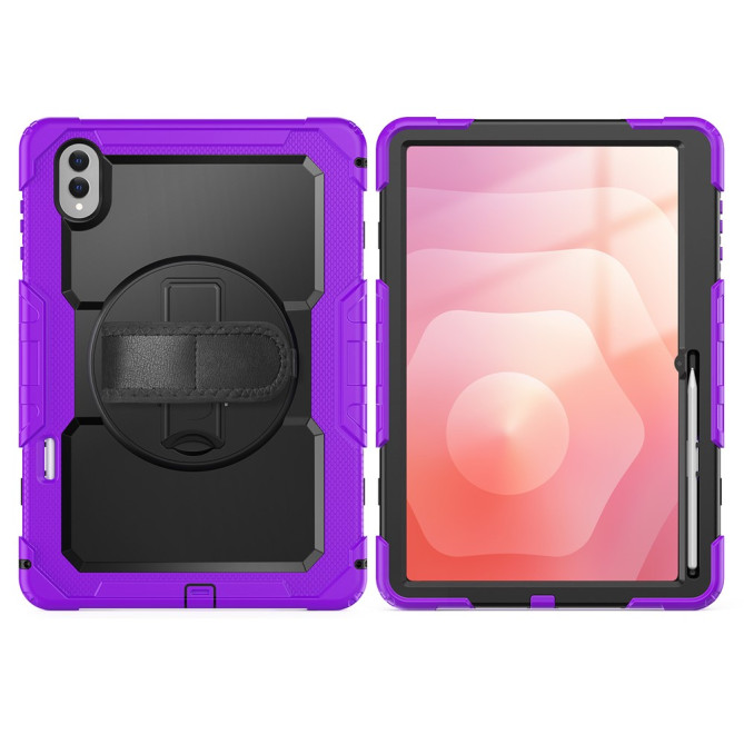 Coque Samsung Galaxy Tab S11 Ultra Antichoc avec Support Rotatif