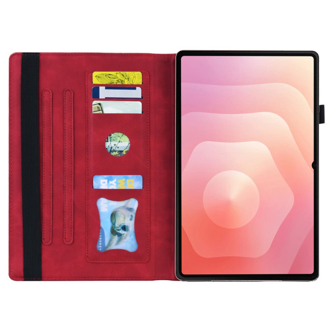 Étui Samsung Galaxy Tab S11 Ultra Style Business avec Porte-cartes et Sangle