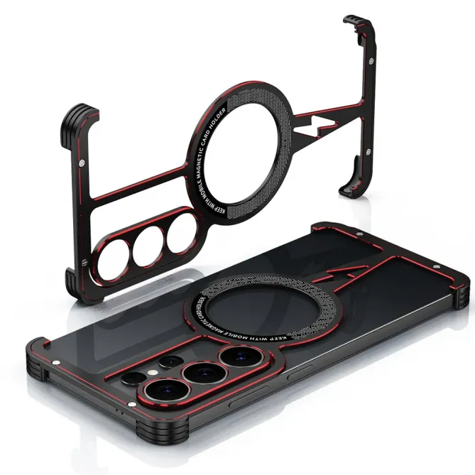 Coque Samsung Galaxy S26 Ultra Bumper en Aluminium avec Protection Objectif