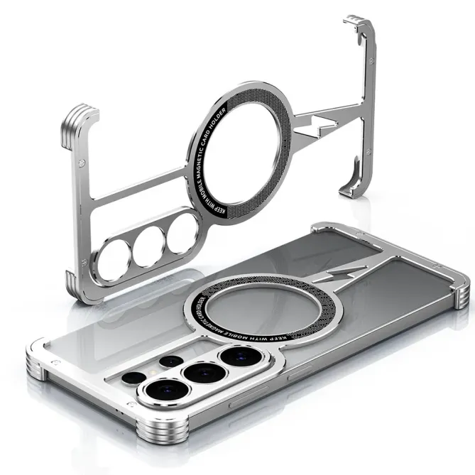 Coque Samsung Galaxy S26 Ultra Bumper en Aluminium avec Protection Objectif