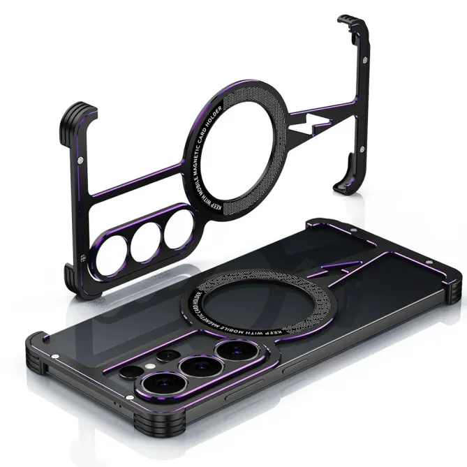 Coque Samsung Galaxy S26 Ultra Bumper en Aluminium avec Protection Objectif