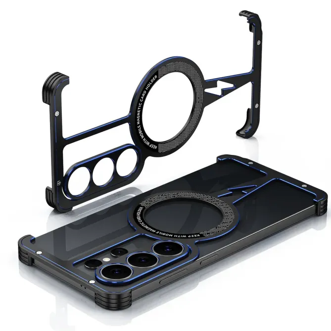 Coque Samsung Galaxy S26 Ultra Bumper en Aluminium avec Protection Objectif