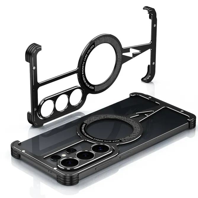 Coque Samsung Galaxy S26 Ultra Bumper en Aluminium avec Protection Objectif