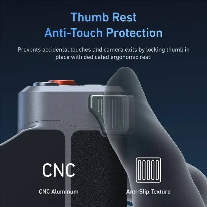 Coque iPhone 17 Pro Max kit photo Master Grip compatible MagSafe avec dissipation graphène