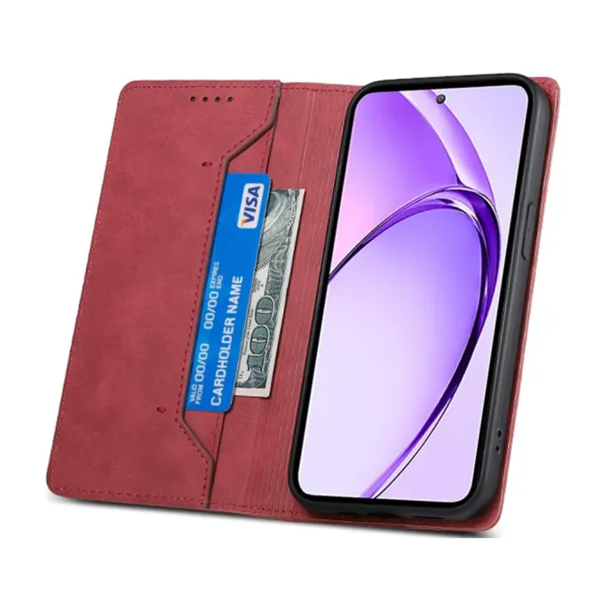 Flip Cover Realme 16 Pro+ Effet Cuir Rétro
