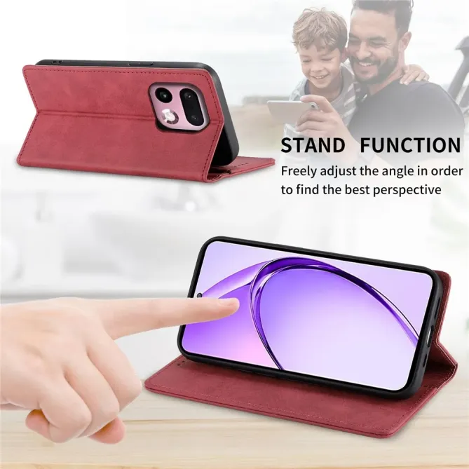 Flip Cover Realme 16 Pro+ Effet Cuir Rétro