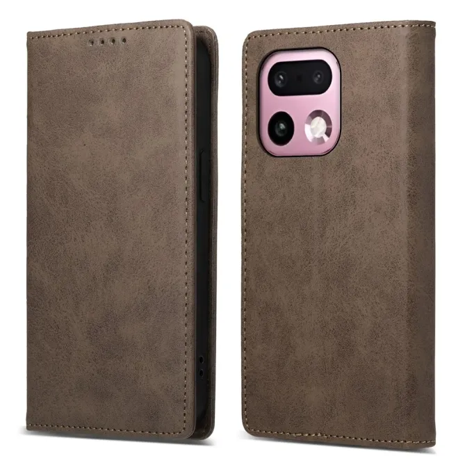 Flip Cover Realme 16 Pro+ Effet Cuir Rétro