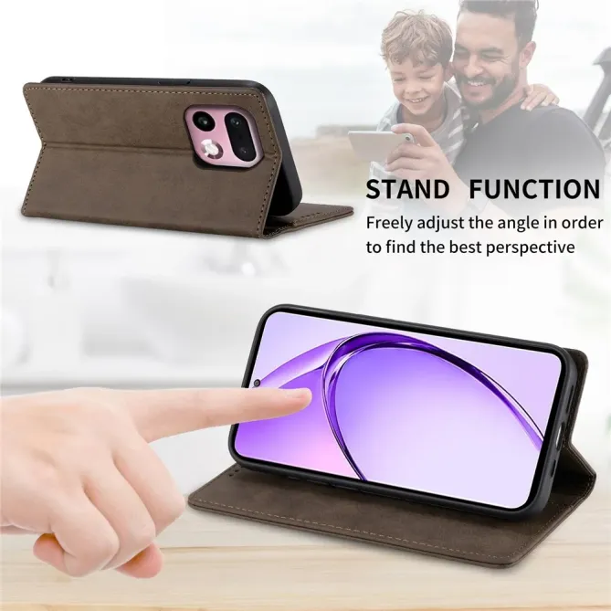 Flip Cover Realme 16 Pro+ Effet Cuir Rétro