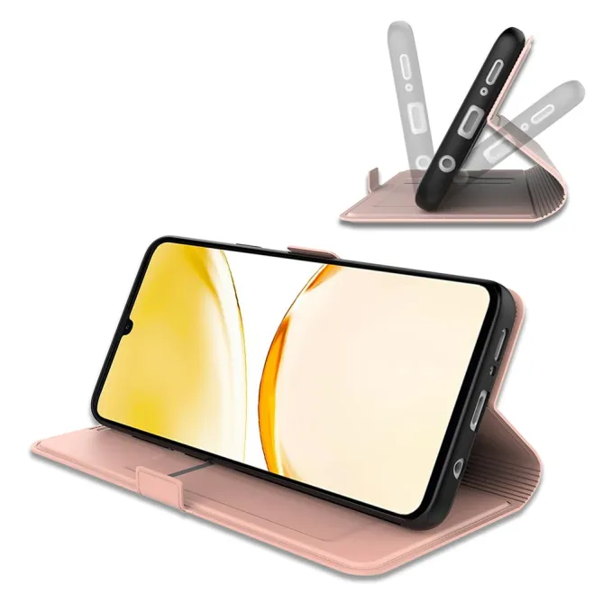 Housse Realme 16 Pro Texture Satinée à Clapet Magnétique