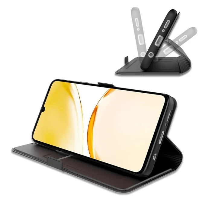 Housse Realme 16 Pro Texture Satinée à Clapet Magnétique