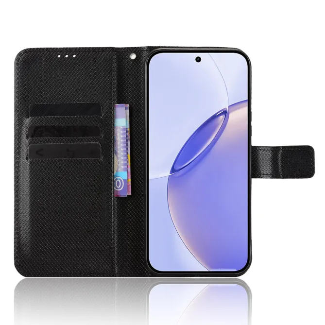 Housse Realme 16 Pro Portefeuille Diamant Bandoulière