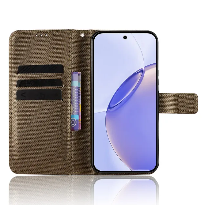 Housse Realme 16 Pro Portefeuille Diamant Bandoulière