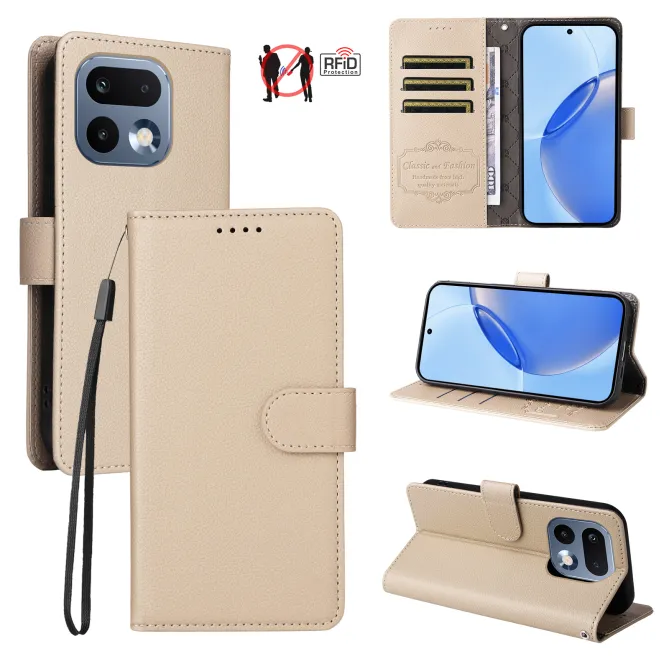 Housse Realme 16 Pro Portefeuille RFID Bandoulière