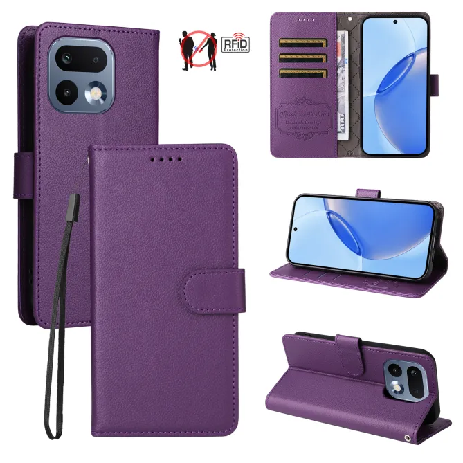 Housse Realme 16 Pro Portefeuille RFID Bandoulière