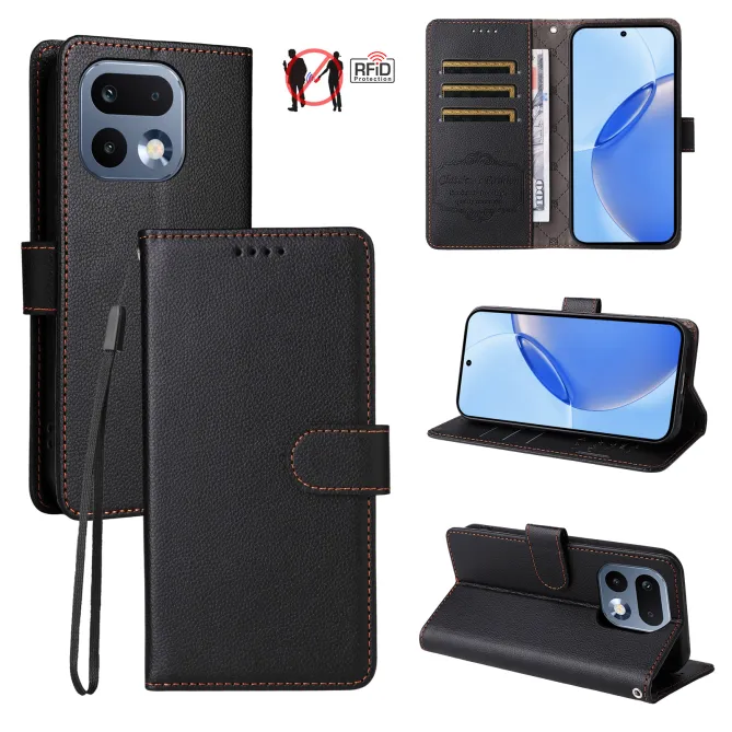 Housse Realme 16 Pro Portefeuille RFID Bandoulière