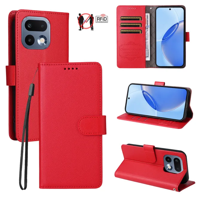 Housse Realme 16 Pro Portefeuille RFID Bandoulière