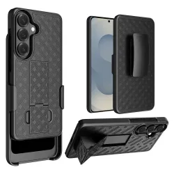 Coque Samsung Galaxy S26 intégrale avec clip ceinture avec Support CLEA