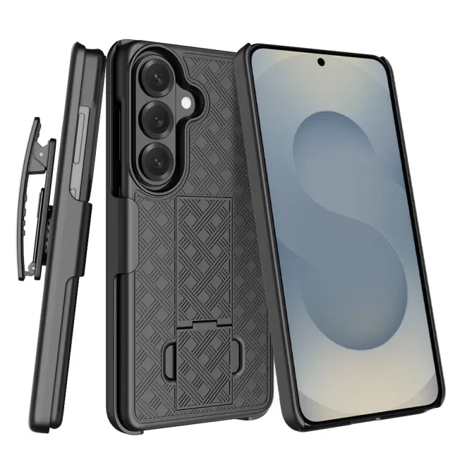 Coque Samsung Galaxy S26 intégrale avec clip ceinture avec Support CLEA