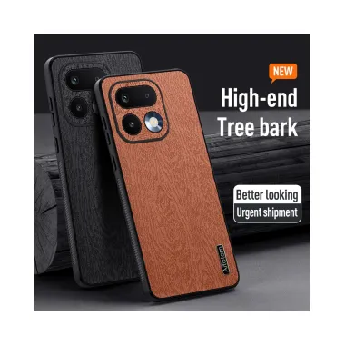 Coque Realme 16 Pro Cuir Bois