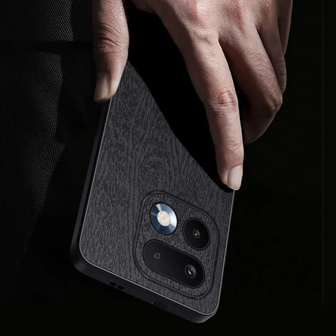 Coque Realme 16 Pro Cuir Bois