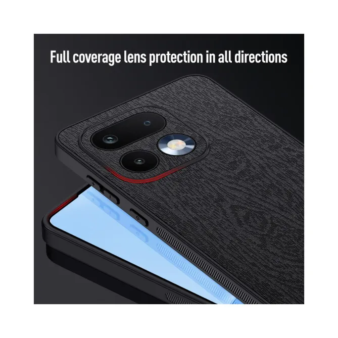 Coque Realme 16 Pro Cuir Bois