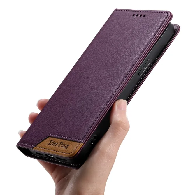 Flip Cover Realme 16 Pro Série 018 à l'Empiècement Contrasté