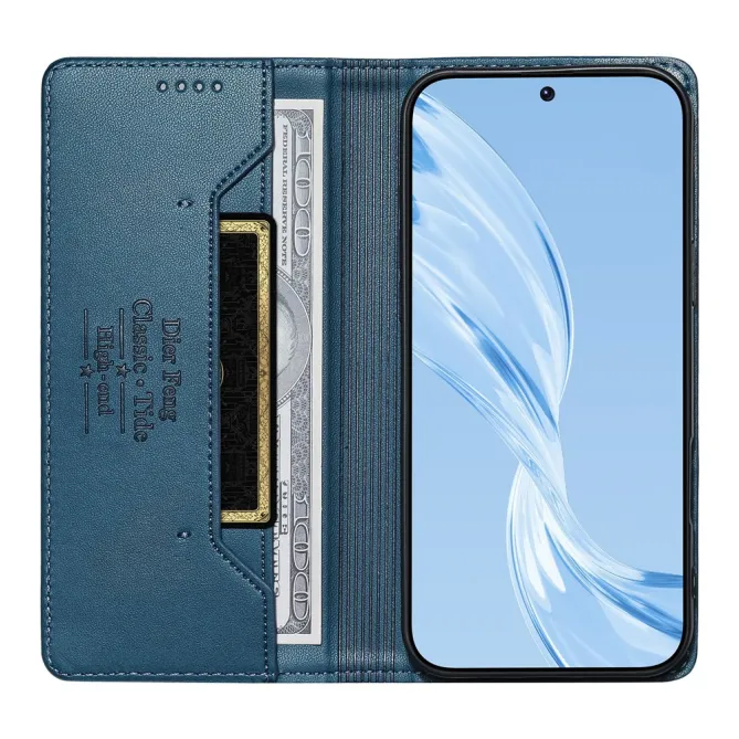 Flip Cover Realme 16 Pro Série 018 à l'Empiècement Contrasté