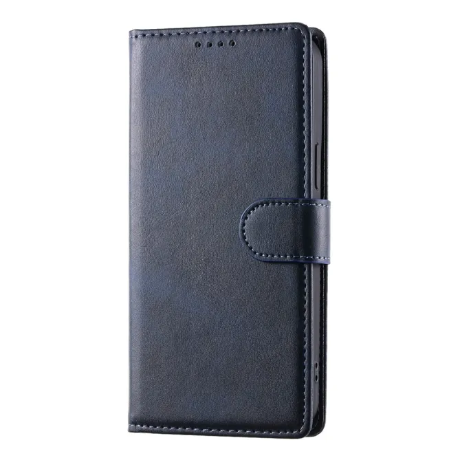 Housse Realme 16 Pro Aspect Cuir Lisse avec Dragonne