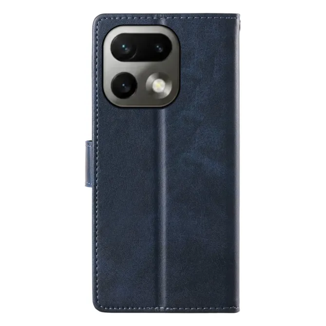 Housse Realme 16 Pro Aspect Cuir Lisse avec Dragonne