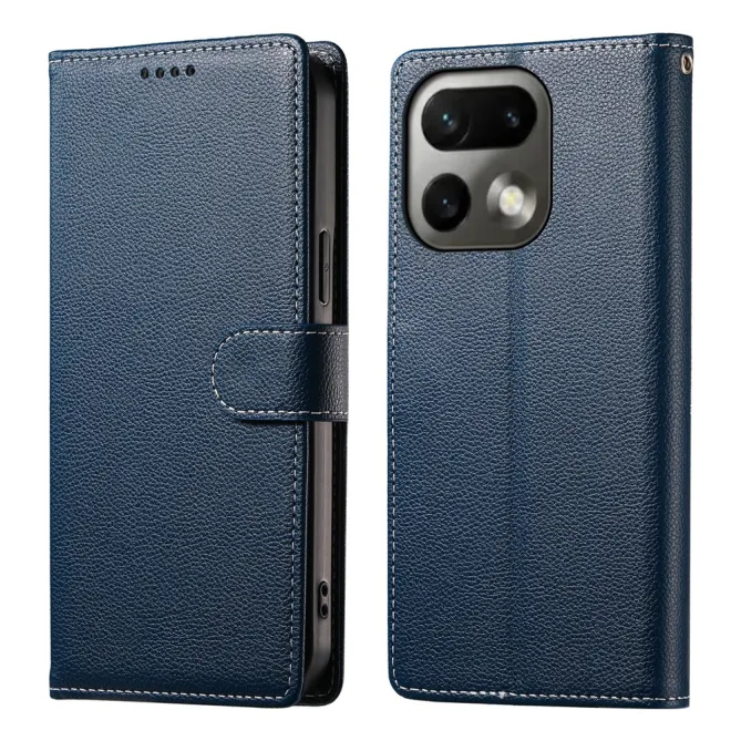 Housse Realme 16 Pro Portefeuille Litchi Bandoulière