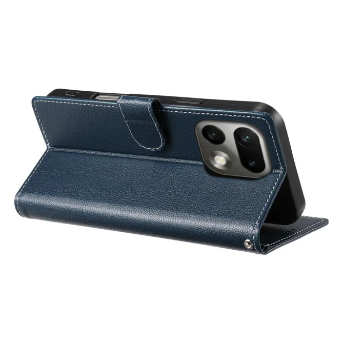 Housse Realme 16 Pro Portefeuille Litchi Bandoulière