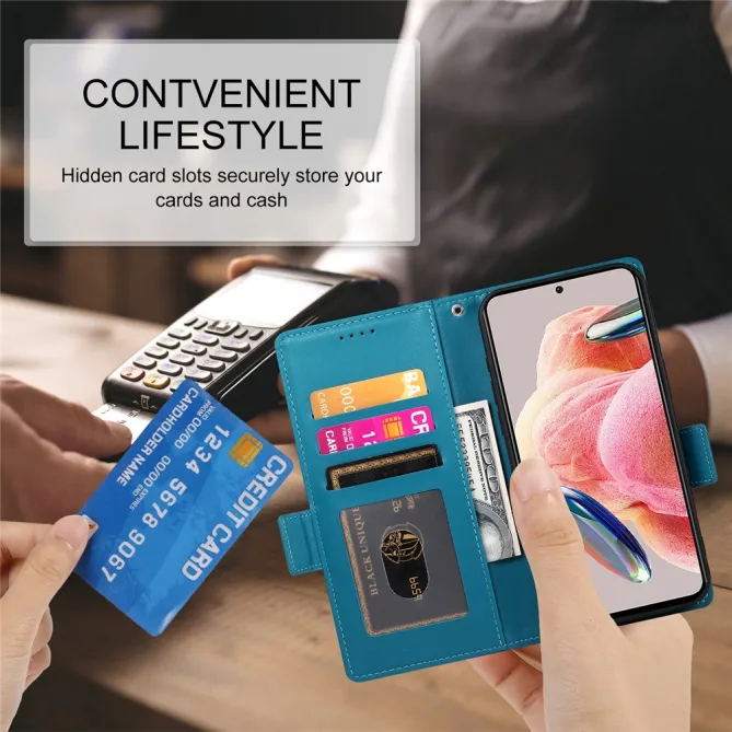 Housse Realme 16 Pro Cuir Multi-emplacements avec Support