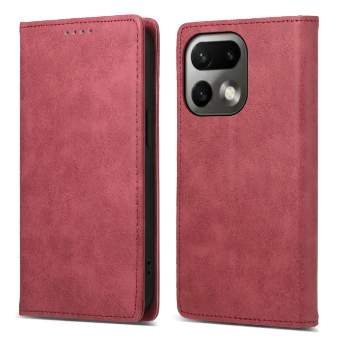 Flip Cover Realme 16 Pro Effet Cuir Rétro