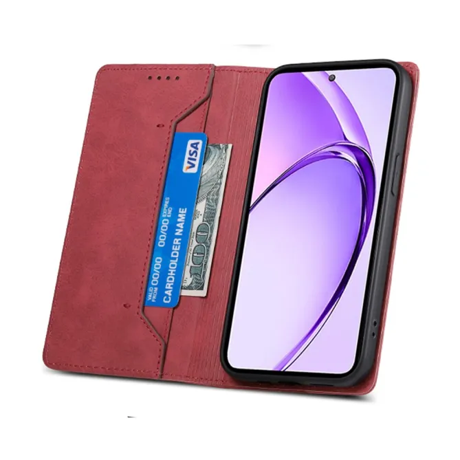Flip Cover Realme 16 Pro Effet Cuir Rétro